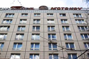 Facciata di un condominio a Berlino