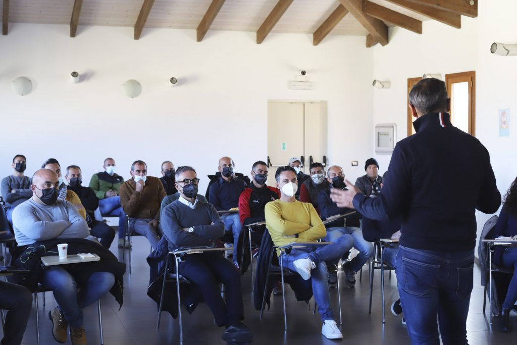 Un momento di formazione sulla sicurezza sul lavoro